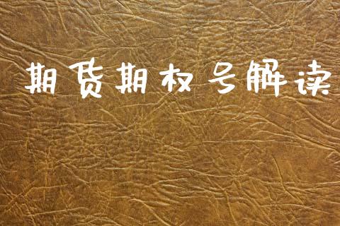 期货期权号解读_https://wap.hpmsj.cn_基金分析_第1张