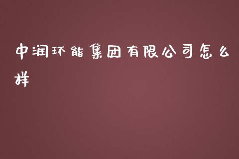 中润环能集团有限公司怎么样_https://wap.hpmsj.cn_债券投资_第1张