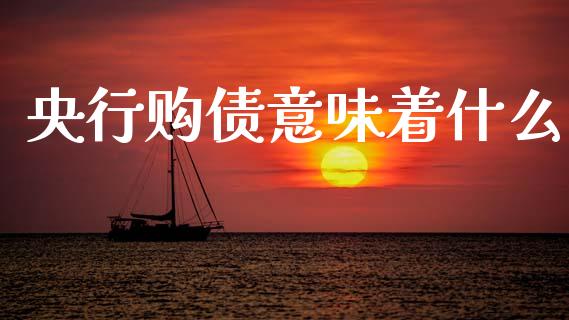 央行购债意味着什么_https://wap.hpmsj.cn_外汇汇率_第1张