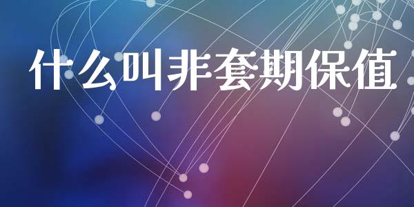 什么叫非套期保值_https://wap.hpmsj.cn_期货交易_第1张