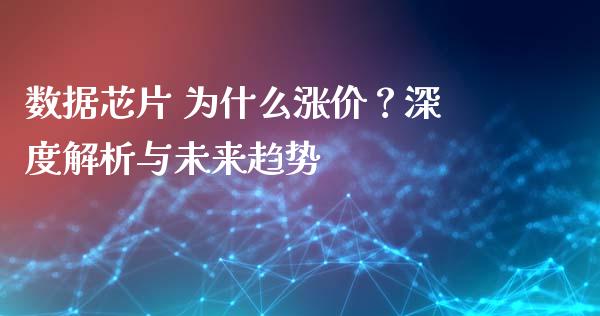 数据芯片 为什么涨价？深度解析与未来趋势_https://wap.hpmsj.cn_金融机构_第1张