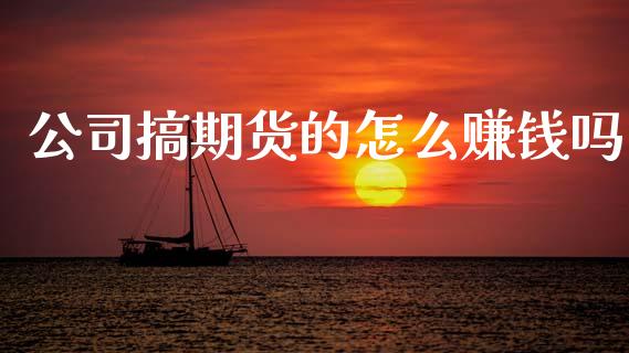 公司搞期货的怎么赚钱吗_https://wap.hpmsj.cn_基金分析_第1张