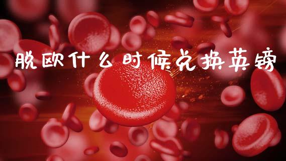 脱欧什么时候兑换英镑_https://wap.hpmsj.cn_基金分析_第1张