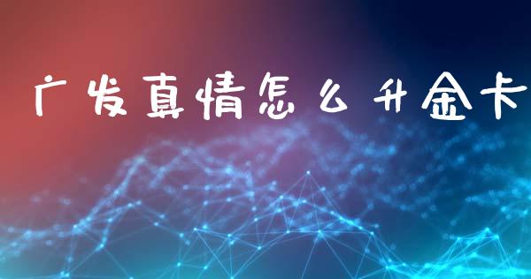 广发真情怎么升金卡_https://wap.hpmsj.cn_外汇汇率_第1张