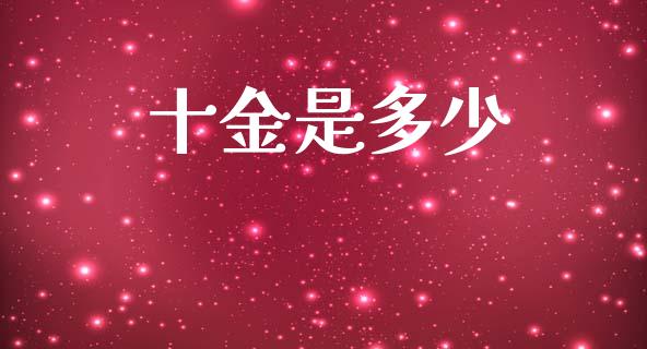 十金是多少_https://wap.hpmsj.cn_债券投资_第1张