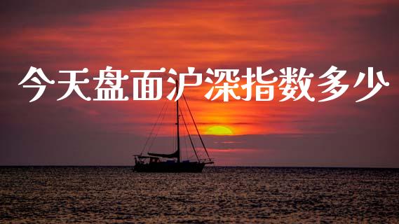 今天盘面沪深指数多少_https://wap.hpmsj.cn_期货交易_第1张