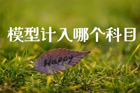 模型计入哪个科目_https://wap.hpmsj.cn_财经时评_第1张