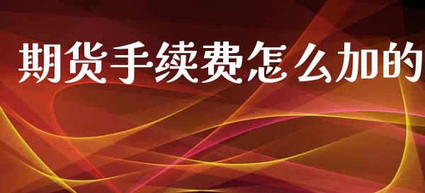 期货手续费怎么加的_https://wap.hpmsj.cn_金融机构_第1张