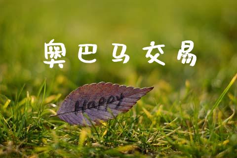 奥巴马交易_https://wap.hpmsj.cn_债券投资_第1张