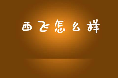 西飞怎么样_https://wap.hpmsj.cn_财经时评_第1张
