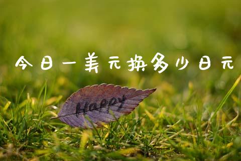 今日一美元换多少日元_https://wap.hpmsj.cn_基金分析_第1张