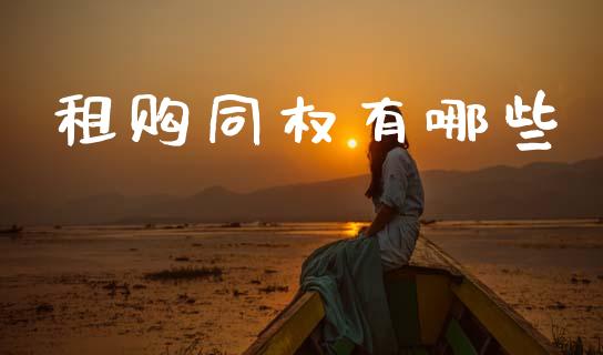 租购同权有哪些_https://wap.hpmsj.cn_外汇汇率_第1张
